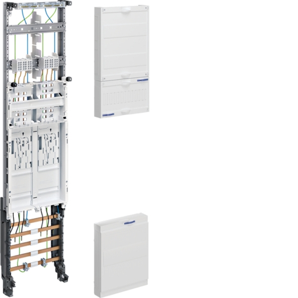 Hager ZH3EL22 Komplettfeld universZ 2 Zählerplätze BKE-I 1050mm 1-feldig