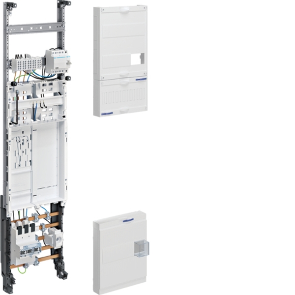 Hager ZH3ET51W Komplettfeld universZ 1 Zählerplatz RES BKE-I OKK SLS 35A 1050x250 1-feldig