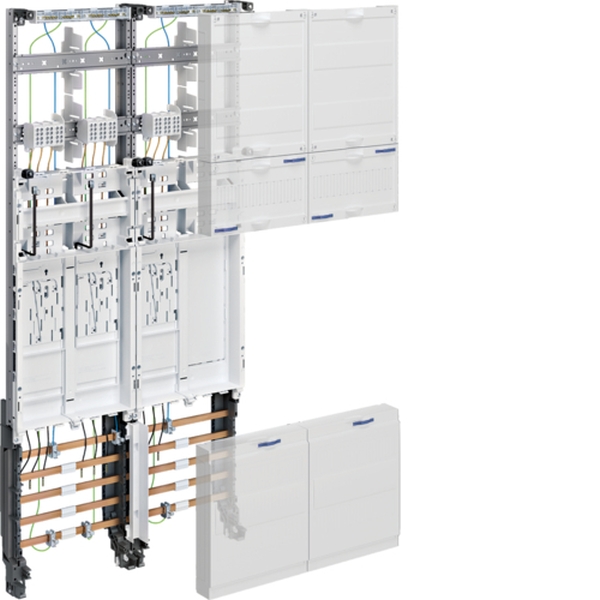 Hager ZK3ED28N Komplettfeld universZ 1050mm 3 ZP/Reserve eHZ DSS 2-feldig Ausführung EnBW