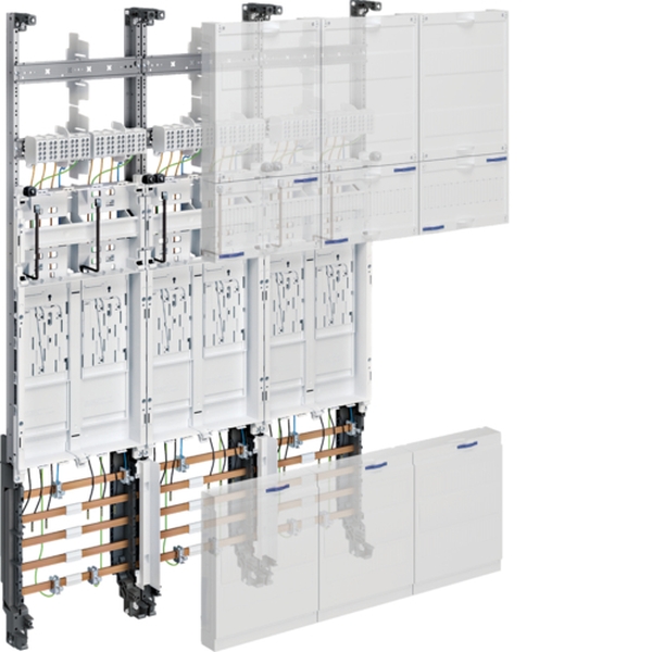 Hager ZL3EF16N Komplettfeld universZ 1050mm 6 Zählerplätze 3-feldig BKE-I OKK