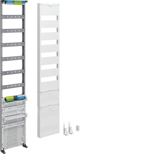Hager ZU59VT6APZ2 Verteilerfeld universZ 1350mm VT 6-reihig 1-feldig 300mm APZ unten und 1x RFZ