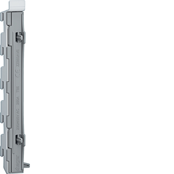Hager ZZ55SAVE Sammelschienenverbinder Feld/Feld 5polig CU12x5mm 250A isoliert wartungsfrei