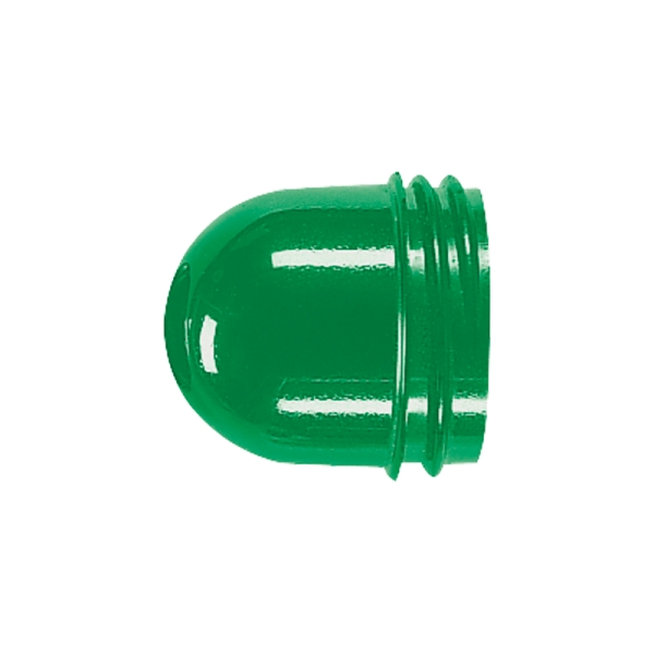 Jung 37G Schraubhaube hoch für Leuchtmittel mit max. 54mm Gesamtlänge Thermoplast grün