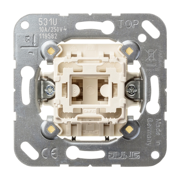 Jung 531U Taster 1-polig Schließer 10A 250V
