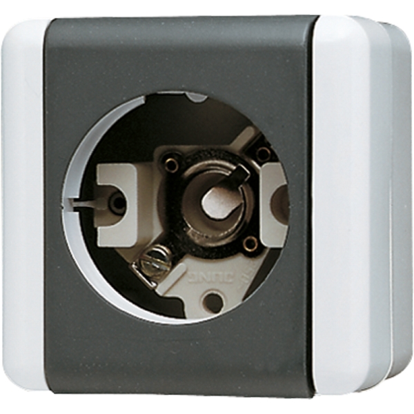 Jung 837-14W Lichtsignal (ohne Haube) E14-Gewinde WG 800 grau