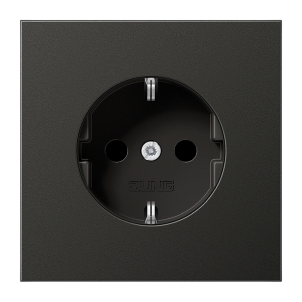 Jung AL1520AN SCHUKO Steckdose 16A 250V Aluminium lackiert Serie LS anthrazit