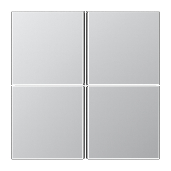 Jung AL2404TSA Tastensatz 4-fach F40 Serie LS Aluminium