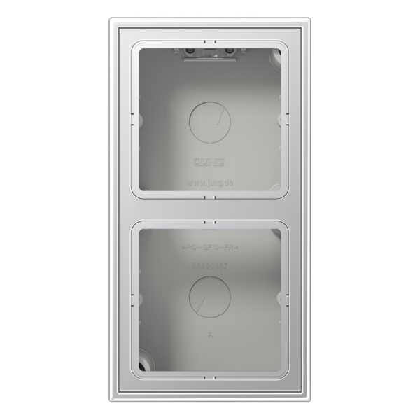 Jung AL2582A-L Aufputz-Kappe 2-fach Serie LS Aluminium