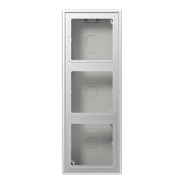Jung AL2583A-L Aufputz-Kappe 3-fach Serie LS Aluminium