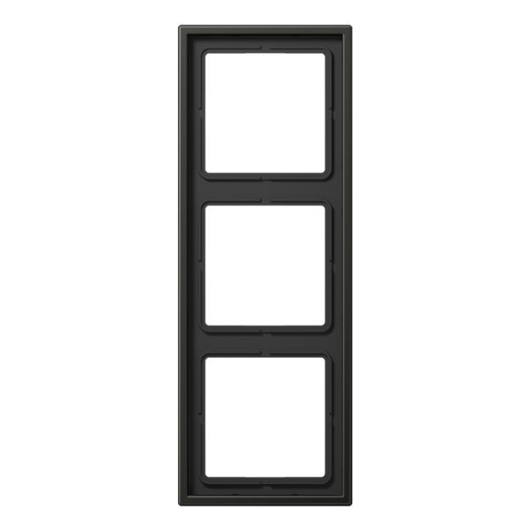 Jung AL2983AN Rahmen 3-fach senkrechte und waagerechte Montage Aluminium lackiert LS 990 anthrazit (lackiertes Aluminium)