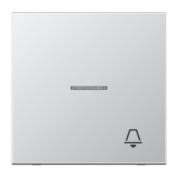 Jung AL2990KO5K Wippe 1-fach mit Lichtleiter Symbol Klingel Serie LS Aluminium