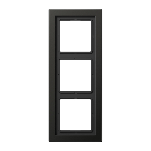 Jung ALD2983AN Rahmen 3-fach senkrechte und waagerechte Montage Aluminium lackiert LS-DESIGN anthrazit (lackiertes Aluminium)