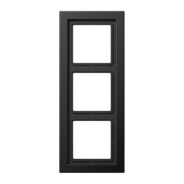 Jung ALD2983D Rahmen 3-fach senkrechte und waagerechte Montage Aluminium lackiert LS-DESIGN dark (lackiertes Aluminium)