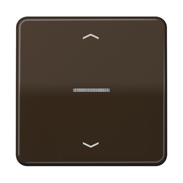 Jung BTCD17101PBR JUNG HOME Taster 1-fach mit Pfeilsymbolen Duroplast Serie CD braun