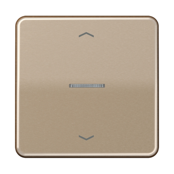 Jung BTCD17101PGB JUNG HOME Taster 1-fach mit Pfeilsymbolen Aluminium eloxiert Serie CD gold-bronze