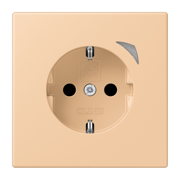 Jung BTLC1521S237 JUNG HOME Schuko Steckdose 16A 250V Schraubklemmen mit Funktionsanzeige integrierter erhöhter Berührungsschutz SAFETY+ Thermoplast lackiert