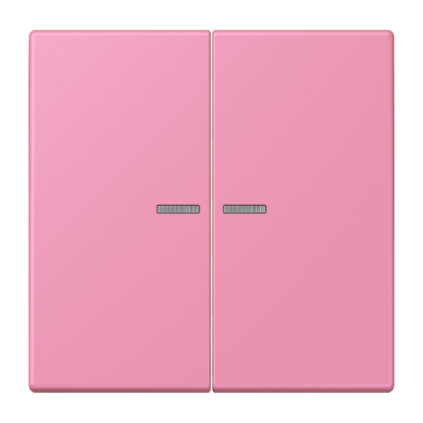 Jung BTLC17102246 JUNG HOME Taster 2-fach Serie LS rose vif
