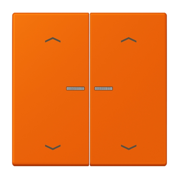 Jung BTLC17102P224 JUNG HOME Taster 2-fach mit Pfeilsymbolen Serie LS orange