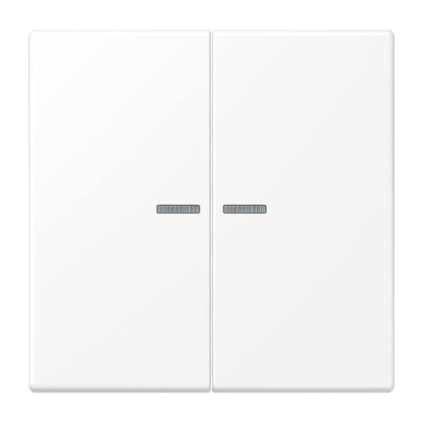 Jung BTLS17102WWM JUNG HOME Taster 2-fach Serie LS schneeweiß matt