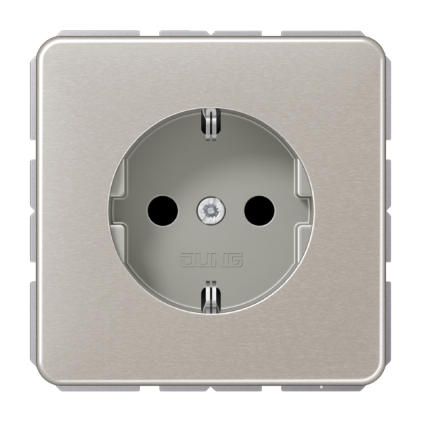 Jung CD1520PT SCHUKO Steckdose 16A 250V Aluminium eloxiert Serie CD platin