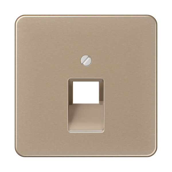 Jung CD569-1UAGB Abdeckung für IAE/UAE-Anschlussdosen 1x8-polig Aluminium eloxiert Serie CD gold-bronze
