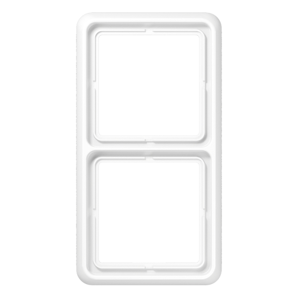 Jung CD582WW Rahmen 2-fach senkrechte und waagerechte Montage Duroplast CD 500 alpinweiß