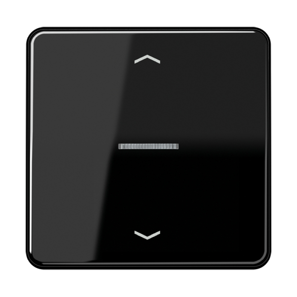 Jung CD590KO5PSW Wippe 1-fach mit Lichtleiter mit Pfeilsymbolen Duroplast Serie CD schwarz