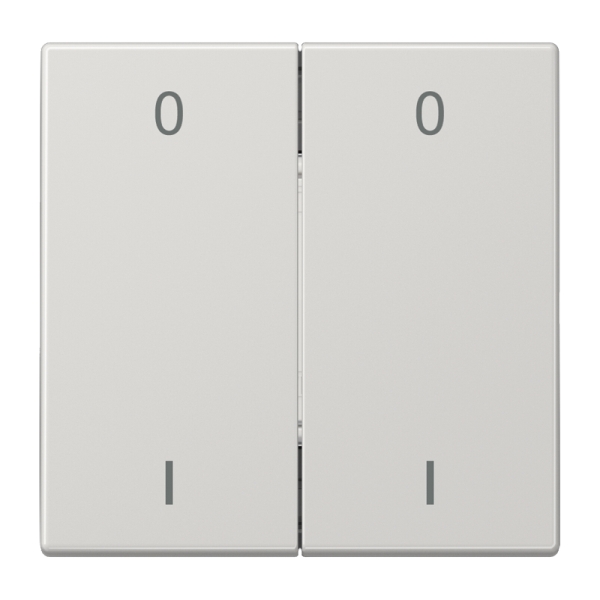 Jung ENOLS995-01LG EnOcean Funk-Wandsender 4-kanalig Symbole 0 I Serie LS lichtgrau