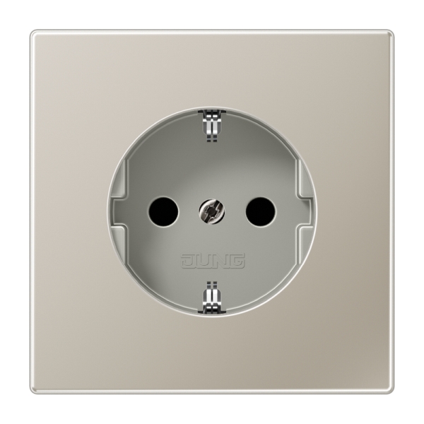 Jung ES1520KI SCHUKO Steckdose 16A 250V integrierter erhöhter Berührungsschutz SAFETY+ Serie LS Edelstahl