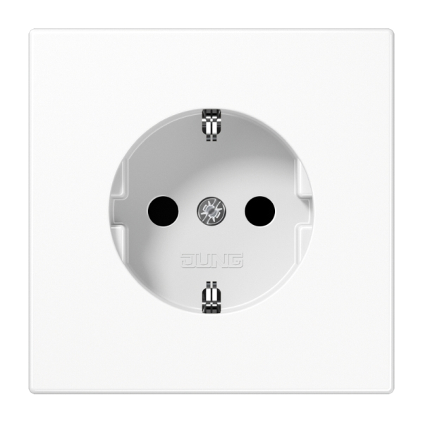 Jung LS1520WW SCHUKO Steckdose 16A 250V Duroplast Serie LS alpinweiß