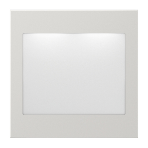 Jung LS539LGLEDWB LED-Lichtsignal cremeweiß und blau Serie LS lichtgrau (lackiertes Aluminium)