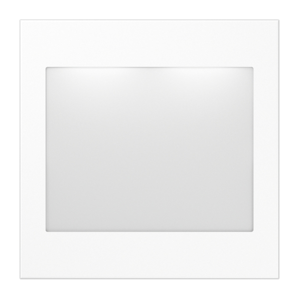 Jung LS539WWLEDWB LED-Lichtsignal cremeweiß und blau Serie LS alpinweiß (lackiertes Aluminium)