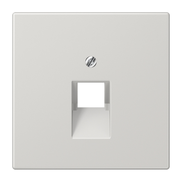 Jung LS969-1UALG Abdeckung für IAE/UAE-Anschlussdosen 1x8-polig Thermoplast Serie LS lichtgrau