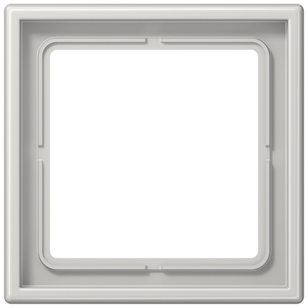 Jung LS981LG Rahmen 1-fach senkrechte und waagerechte Montage Duroplast LS 990 lichtgrau