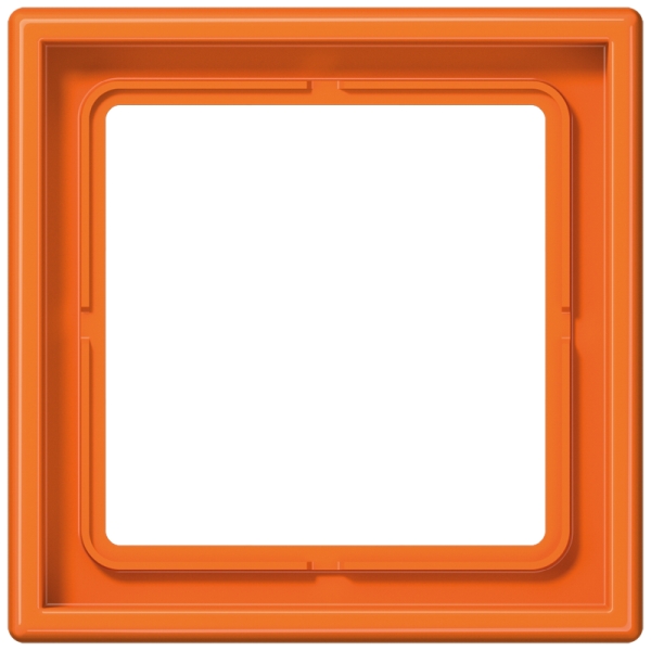 Jung LS981O Rahmen 1-fach senkrechte und waagerechte Montage Duroplast LS 990 orange