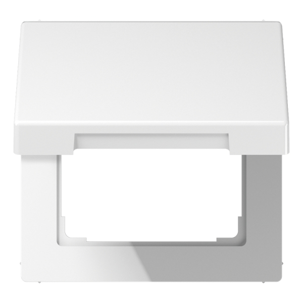 Jung LS990KLWW Klappdeckel mit Rückstellfeder Duroplast Serie LS alpinweiß