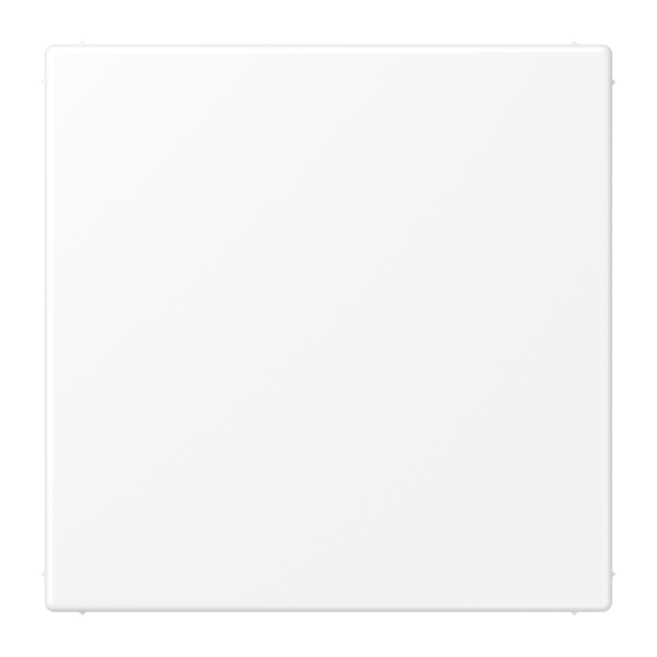 Jung LS994BWWMPL Blind-Abdeckung (gerastet) Zentralplatte Thermoplast lackiert Serie LS schneeweiß matt