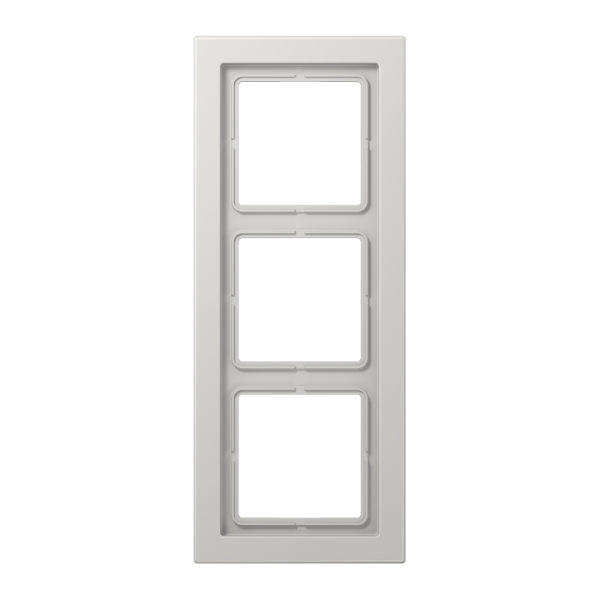 Jung LSD983LG Rahmen 3-fach senkrechte und waagerechte Montage Duroplast LS-DESIGN lichtgrau