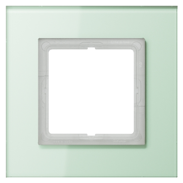 Jung LSP981GLAS Glasrahmen 1-fach senkrechte und waagerechte Montage Glas LS PLUS mattweiß