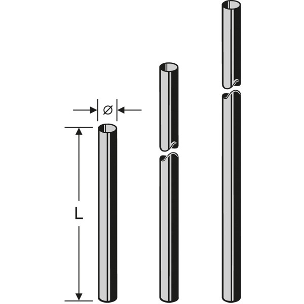 Kathrein 218613 Sat-Mast 2,0x60mm 2 Meter ZAS03