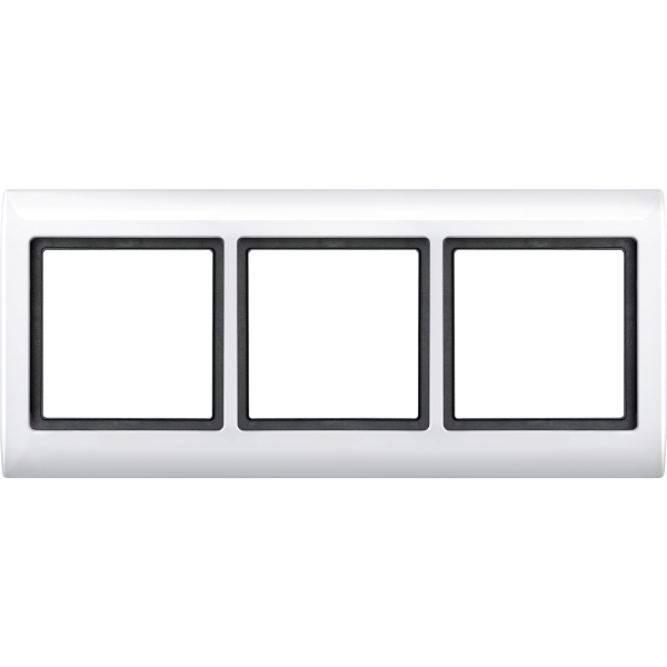 Merten 400319 AQUADESIGN-Rahmen 3-fach polarweiß