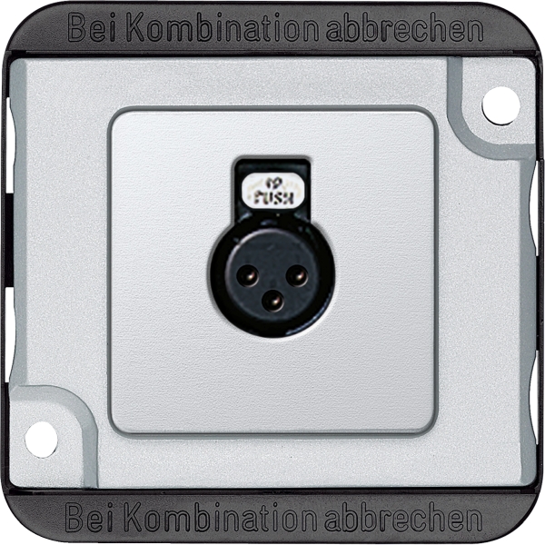 Merten 460860 Audio-Steckbuchse mattsilber PANZER