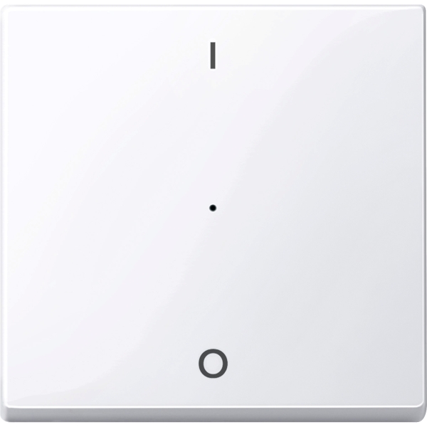Merten 619325 Wippe für Tastermodul 1-fach mit Aufdruck 1/0 aktivweiß glänzend System M