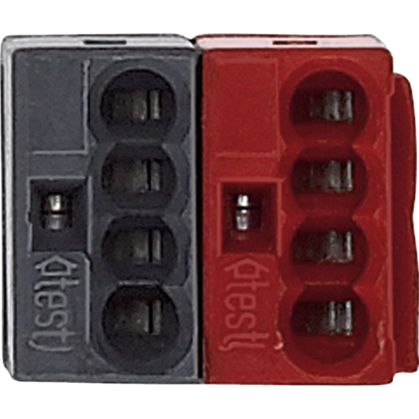 Merten 689701 Busanschlussklemme rot/dunkelgrau