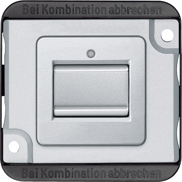 Merten MEG3116-7060 Aus/Wechselschalter-Einsatz 1-polig 10 AX AC 250V mattsilber PANZER