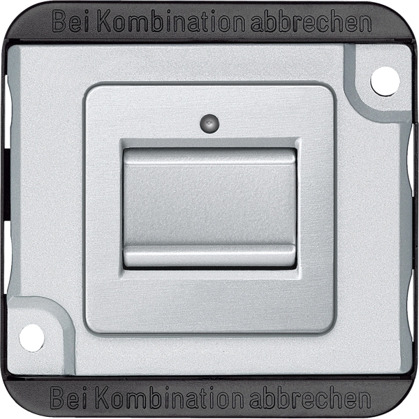 Merten MEG3117-7060 Kreuzschalter-Einsatz 1-polig 10 AX AC 250V mattsilber PANZER