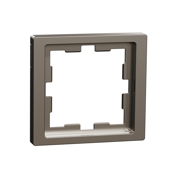 Merten MEG4010-6536 D-Life Rahmen 1-fach Edelstahl