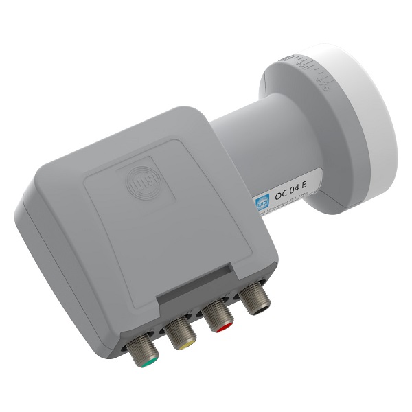 Wisi OC04E Quattro-LNB für Multischalter 40mm
