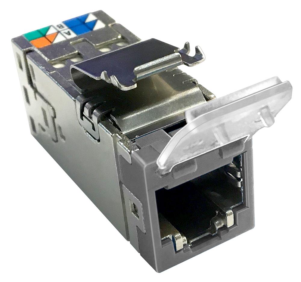CommScope 2153364-4 SLX 6S Jack Cat. 6 grau mit Staubschutzhülle