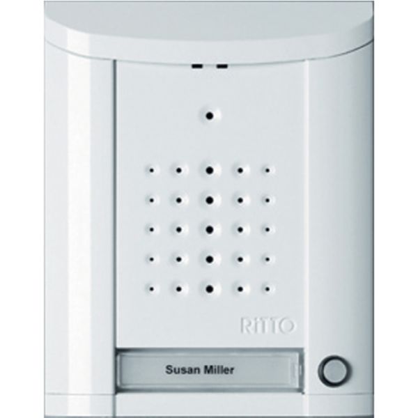 Ritto 1840170 Entravox Türstation Audio 1 Wohnung Audio weiß lackiert